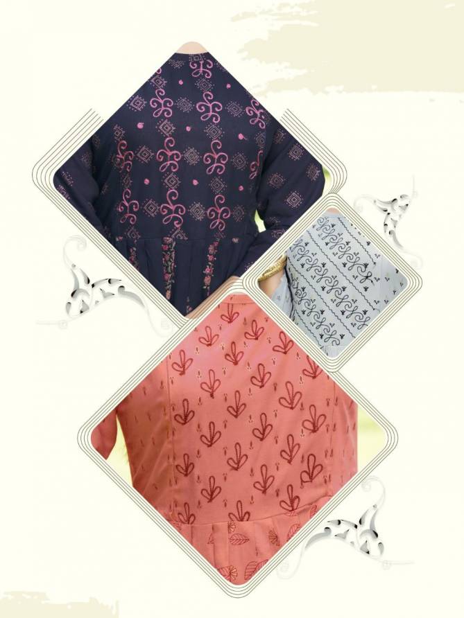 Lipika 7 Feeding Top Regular Wear Rayon Printed Kurti Collection